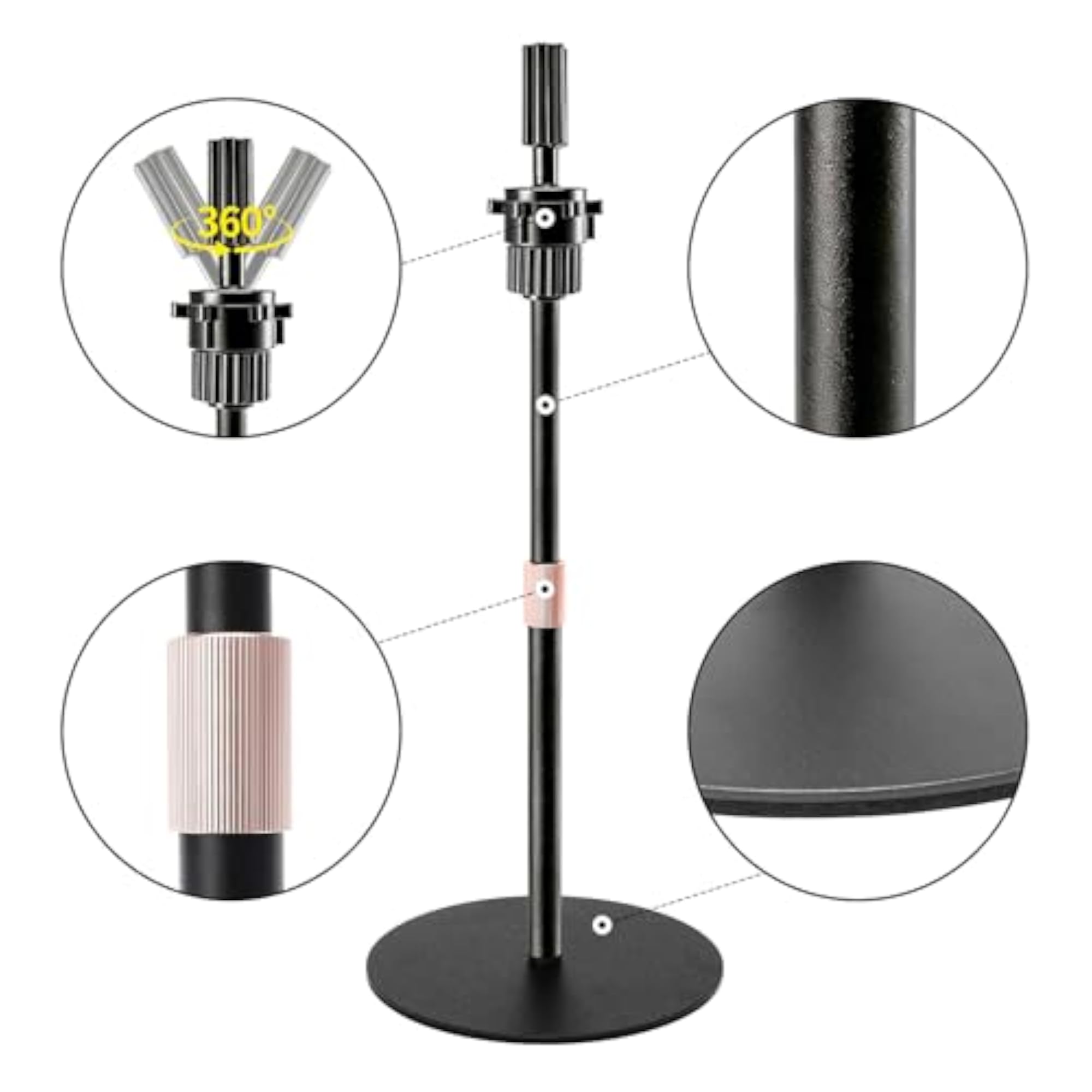 Sturdy Metal Adjustable Mannequin Hairdressing Stand
